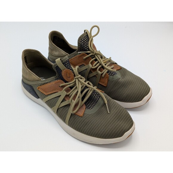 Olukai Mio Li Hunter Green Lava Rock Lightweight Shoes Sneakers Mens Size 10 US main image 4